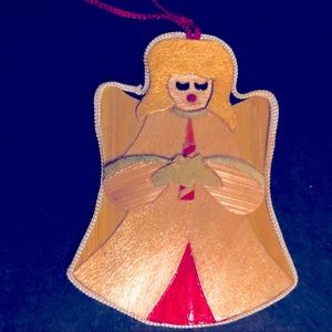 Handmade Wooden Angel Ornament